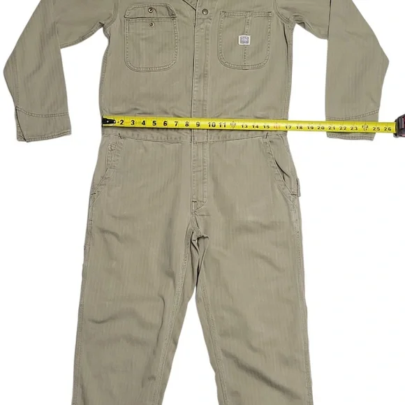 Polo Ralph Lauren Womens Olive Jumpsuit Cotton Twill Utility Long sleeve Size:4 - Picture 7 of 11